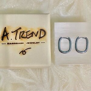 Elegant Sterling Silver Hoop Earrings